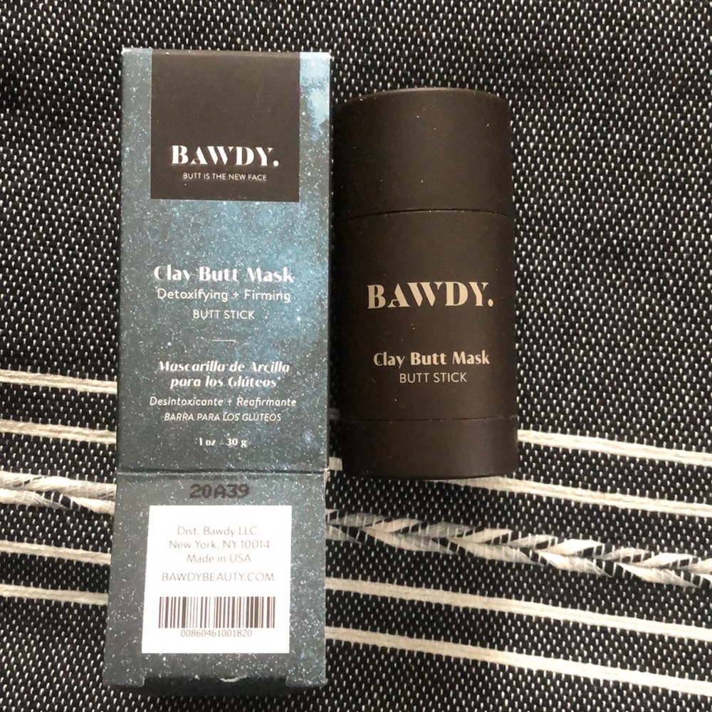Bawdy Clay Butt Mask detoxifying and firming butt stick 1oz